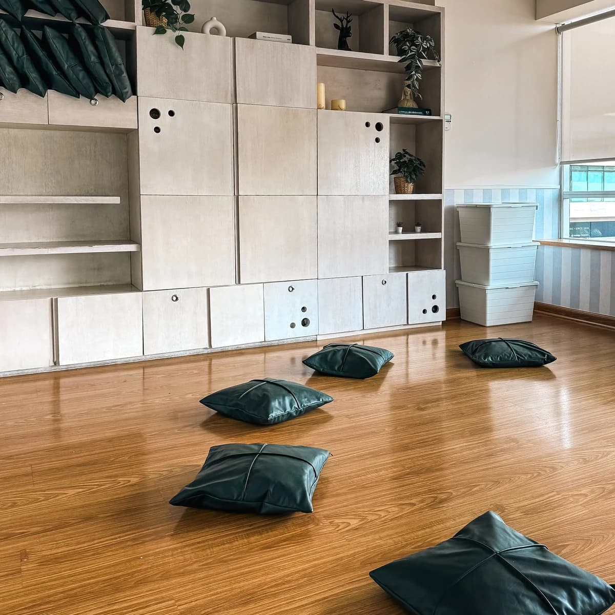 Mueble modular de la sala de terapia grupal