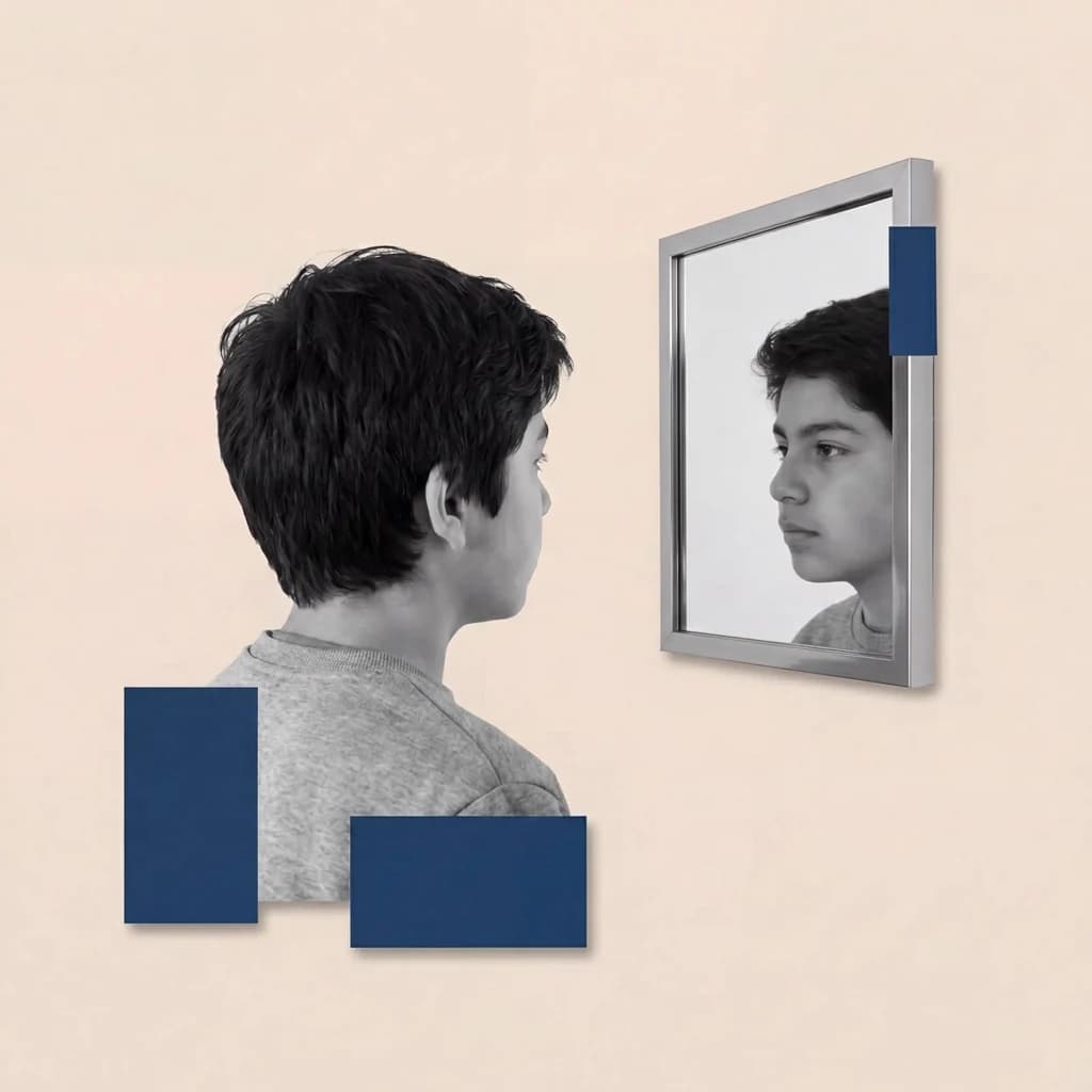 Ilustración editorial del pilar Aprendizaje Vicario